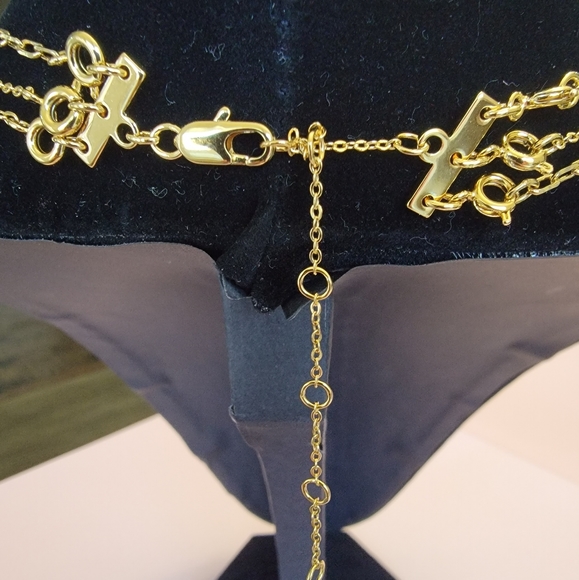 Layer Necklace CZ GP - Picture 6 of 6